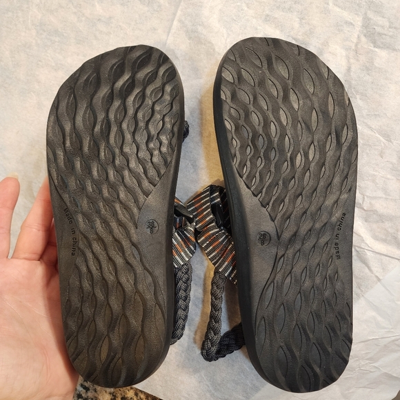 Rope and Velcro Sandals-*READ Description* - Picture 4 of 12
